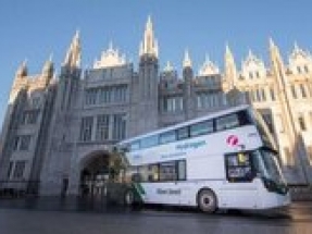 World’s first hydrogen double deckers start their routes in Aberdeen