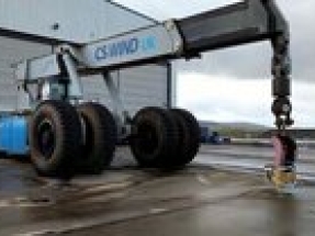 Wind turbine tower manufacturing and fabrication machinery to be sold by online auction