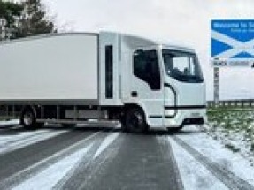 Tevva hydrogen-electric truck clocks up 350 miles in wintry range test
