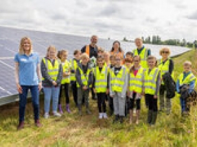 Solar farm visit powers up pupils for careers in renewable energy 