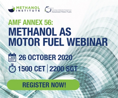 Methanol could be the motor fuel of choice to meet future transport energy demand