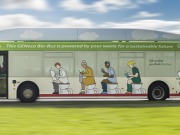 Los vecinos de Bristol viajan en autobuses movidos por sus desperdicios