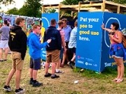 Entre concierto y concierto genero energía con mi pis