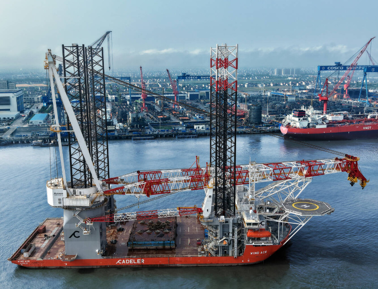 Cadeler Takes Delivery of 11th Wind Installation Vessel