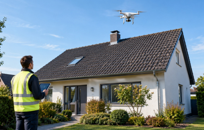 A single automated flight can capture an entire roof in minutes (SightFlight)
