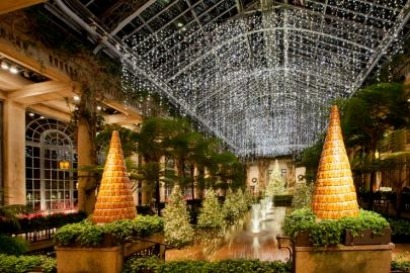 Holiday display in US goes solar