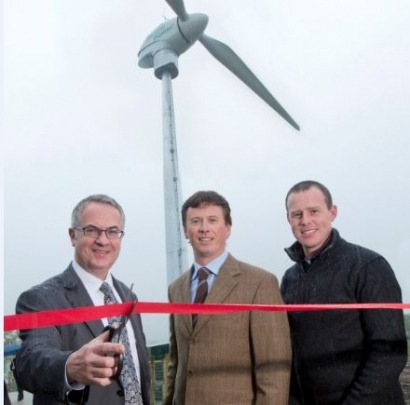 Northern Ireland’s environment minister opens wind turbine