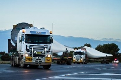Siemens wind technology hits the road for Snowtown II wind farm