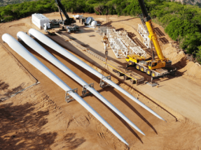 El complejo eólico Chafariz, de 471,2 MW, inicia el montaje de sus 136 aerogeneradores
