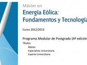 Mañana concluye el plazo de inscripción al Máster en Energía Eólica de la UNED