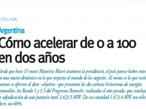 Nuevos vientos en la eólica o cómo acelerar de 0 a 100 en dos años