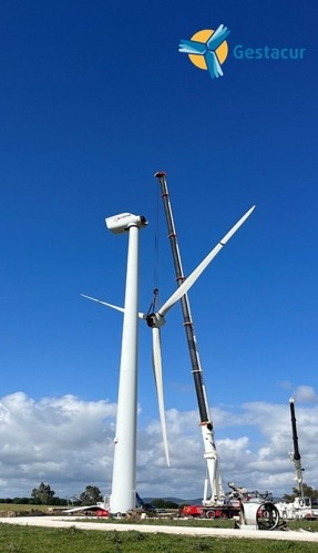 Gestacur finaliza el desmantelamiento del parque eólico de Tahivilla para Acciona Energía