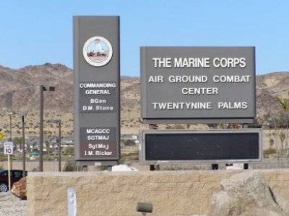 Marine Corps installs solar system at combat centre in California