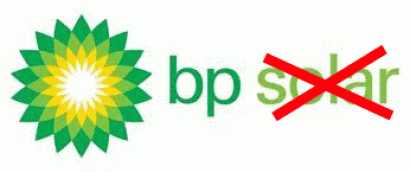 BP Solar abandons solar power