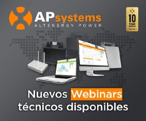 APsystems lanza varios webinars sobre la última generación de microinversores