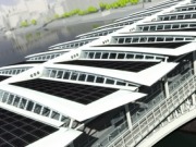 World’s largest solar bridge begins to take shape