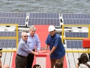 Inauguran la planta fotovoltaica flotante de Balbina