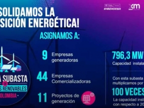 Adjudican 11 proyectos renovables que suman casi 800 MW en la subasta de energía