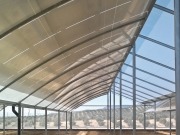 Planta fotovoltaica e invernadero para reforestar, todo en uno