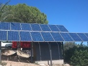 Fotovoltaica aislada para alimentar farolas solares LED en Baleares