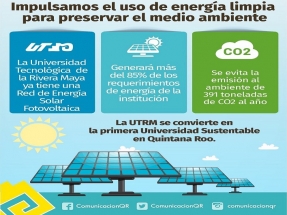 La Universidad Tecnológica de la Riviera Maya instala un sistema fotovoltaico que cubre el 85 % de sus necesidades eléctricas