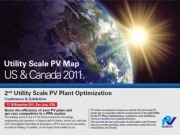 Utility scale PV map for US and Canada unveiled in advance of solar summit