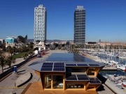 El pabellón solar del Puerto Olímpico de Barcelona, edificio "cero ceodós"