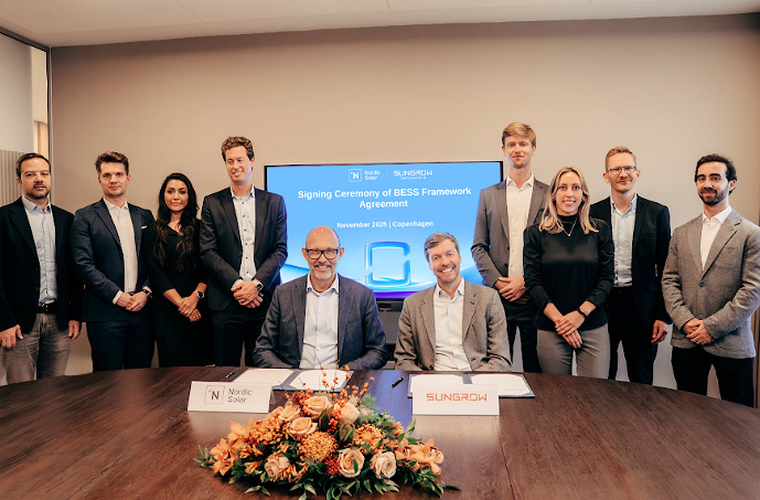 Sungrow and Nordic Solar sign framework agreement, starting with two BESS hybrid projects in Lithuania
