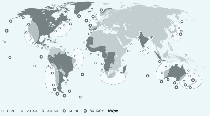 wave energy map