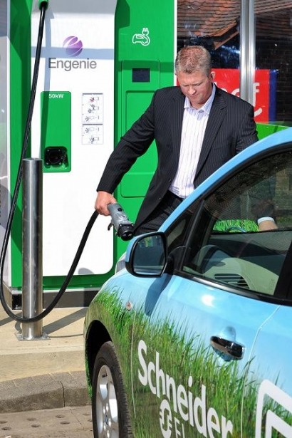 Work continues on UK’s first motorway rapid charge network