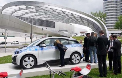 EIGHT unveils new solar charging station at BMW Welt