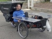 Un francés quiere recorrer el país en una bici "renovable"