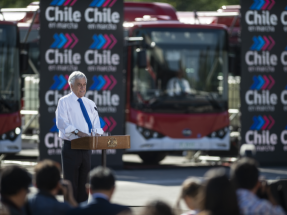 Presentan los primeros 100 buses eléctricos para la Región Metropolitana