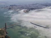 Sobrevolando EEUU en un avión solar