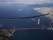 El Solar Impulse II llega a San Francisco y busca el record
