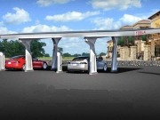 Tesla presenta un “supercargador” para su coche eléctrico