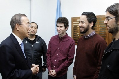 Rock band praised by UN Chief for supporting clean energy initiative