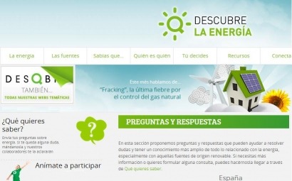 Llega a la red Descubre la energía