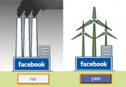 Facebook announces 25% renewable energy goal by 2015