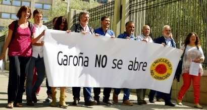La Cuenca del Ebro viaja a Madrid para pedir el apagón definitivo de Garoña