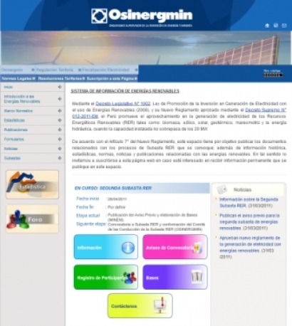 Anuncian nueva convocatoria de subasta de energ&iacute;as renovables