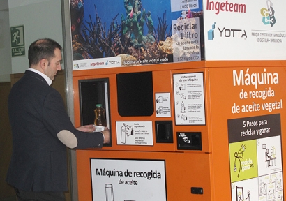 Ingeteam colabora en la recogida de aceite doméstico