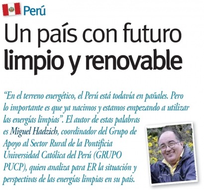 Un país con futuro limpio y renovable