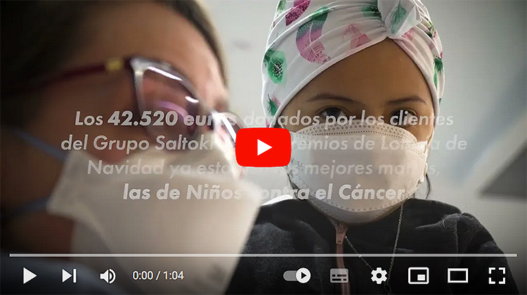 Saltoki vídeo Niños Cáncer