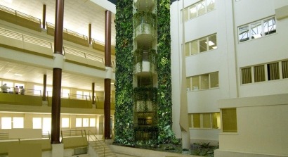 Un jard&iacute;n vertical puede reducir la temperatura de un edificio hasta 10&ordm;C