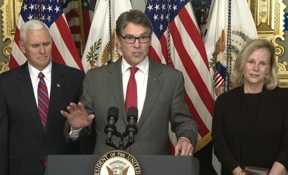 Rick Perry sworn in as U.S. Energy Department secretary