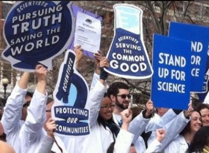 Scientists rally in Boston for climate science and against Trump policies