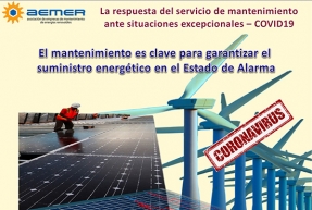 El mantenimiento es clave para garantizar el suministro energético en el estado de alarma