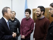 Rock band praised by UN Chief for supporting clean energy initiative