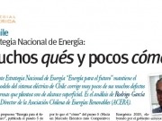 Una estrategia de energía con muchos qués y pocos cómos